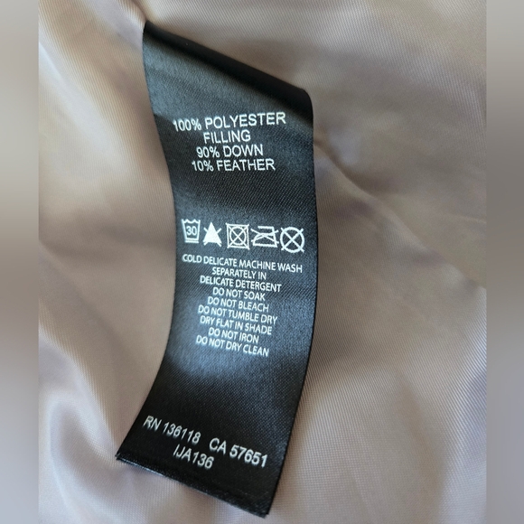 Pale Pink Quilted Down Puffer Vest Double Breasted Ever New Melbourne Woman Sz 8 - Picture 12 of 15